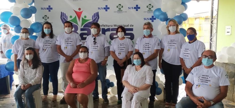 Prefeitura de Barras dá início à vacinação contra Covid-19