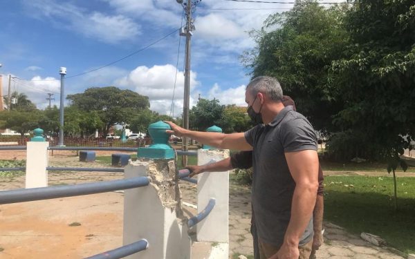 Reforma da praça trará beleza e estimulará empregos, diz Wilson Sérvulo