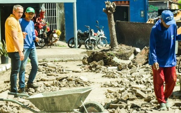 Prefeitura inicia praça na entrada de Barras, próximo à rotatória do bairro de Fátima