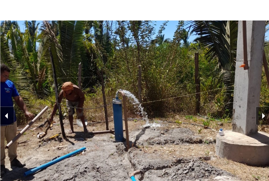 Prefeitura de Barras entrega poço completo na localidade Baixão dos Passos