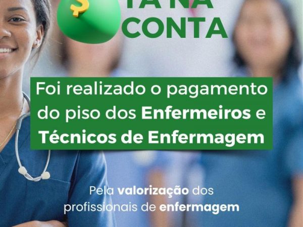 Prefeitura de Barras garante o piso salarial da enfermagem