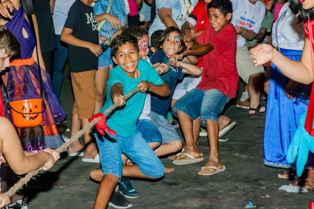 Dia da Criança na Avenida Beira Rio foi um show de alegria e brincadeiras