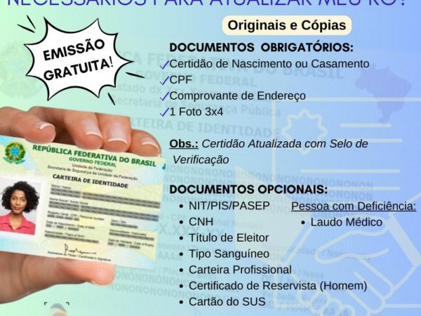 Sala da Cidadania de Barras bate recorde na emissão da nova Carteira de Identidade Nacional