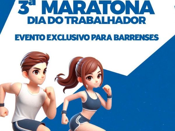 Maratona vai premiar trabalhadores no Dia 1 de maio em Barras