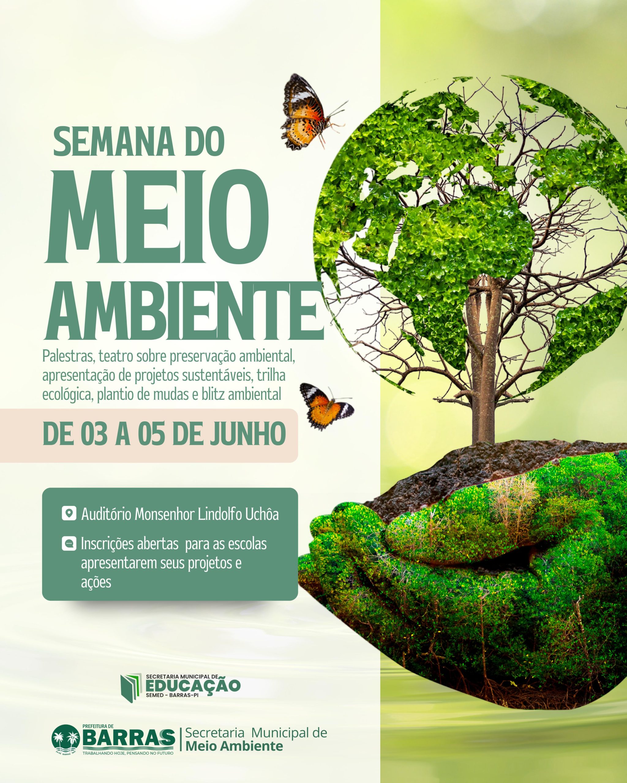 Semana do Meio Ambiente em Barras terá programação diversificada